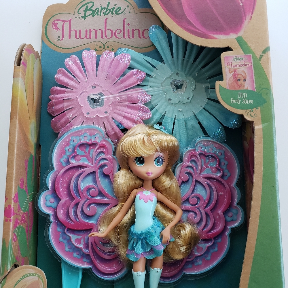 RARE NEW 2008 Barbie Thumbelina Joybelle Doll from Mattel Canada